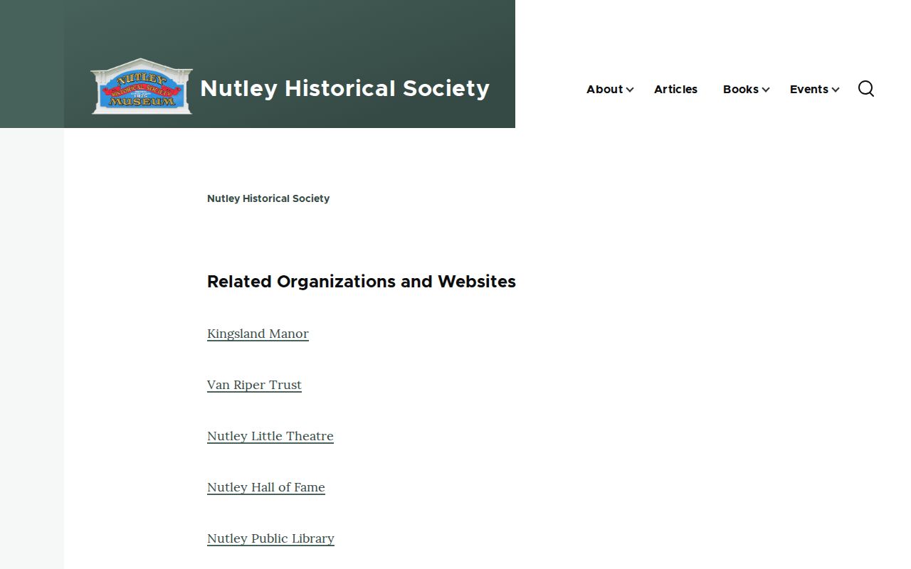 Nutley city directory companion yearbook and archive holdings