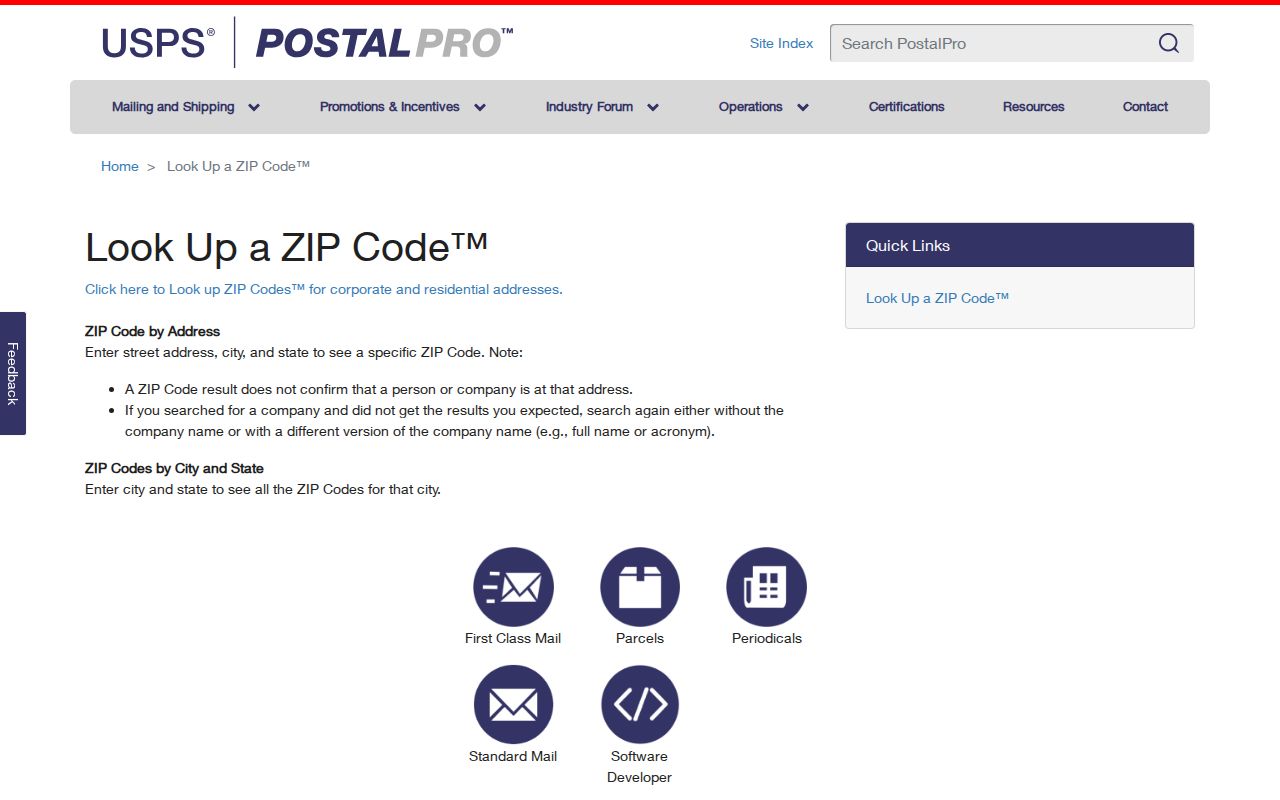 Nutley ZIP code directory USPS PostalPro lookup guidance